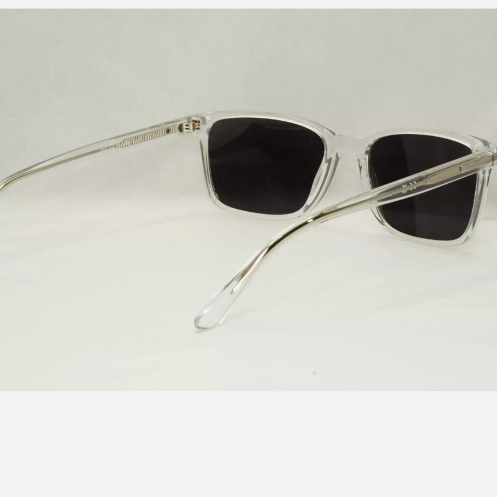 New Prada Black Transparent Crystal Square Sunglasses - Picture 5 of 7